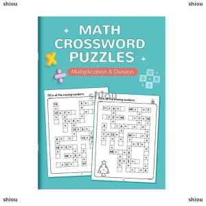 [COD] shiou Toán Ô Chữ Câu Đố Ngoài Trừ Phép Nhân Phân Chia Criss Chéo Trò Chơi Toán Workbook Montessori Cho Trẻ Em lứa tuổi 5-8