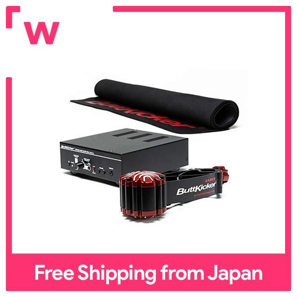 ButtKicker Gamer2 for Japan with mat Sound-linked vibration