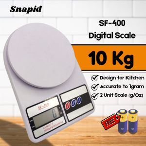 Penimbang Dapur Digital SF-400 | Electronic Kitchen Scale 10kg 1g Precision Baking Cooking