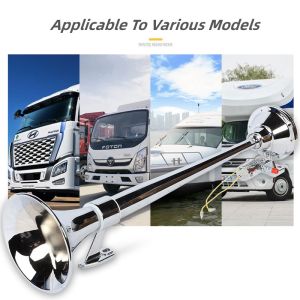 Klakson Angin / Air Horn 1 Corong Terompet Untuk Mobil Dan Truk 12 / 24 Volt