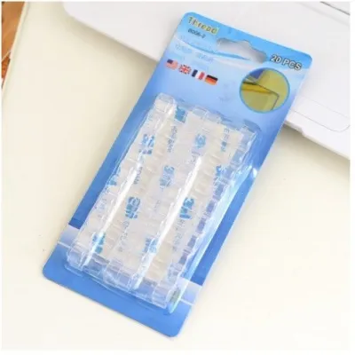 Combo 20 Nẹp Dây Điện Dán Tường Siêu Dính Kẹp Dây Điện Cố Định Và Giữ Dây Điện An Toàn Tiện Lợi Dễ Lắp Đặt 88068