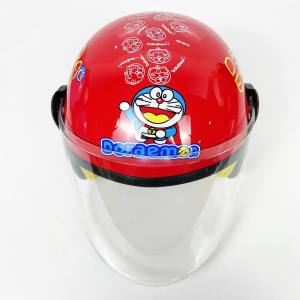 Helmet Motorcycle for Small Big Kid Half Face Plain Colour Topi Keledar Kanak Kanak