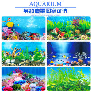 Wallpaper Aquarium Size Tinggi 30 40 50 60cm