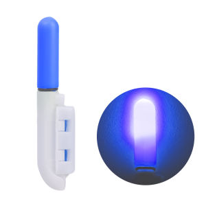 Night Fishing Glow Bell Alarm with LED Light Fishing Glow Stick Waterproof Removable Battery