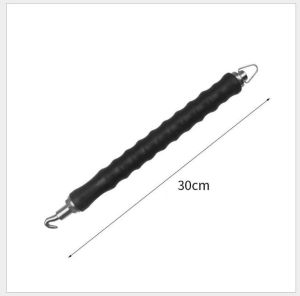 1pcs Automatic Rebar Tie Wire Twister For Construction Site Concrete Metal Wire Twisting Hook Fence Pull Tool Curved Hook Black