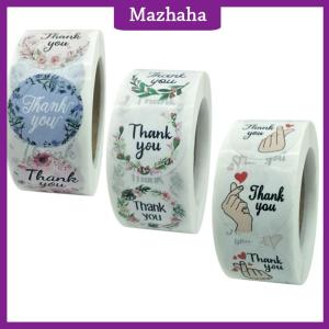 Mazhaha Flower Thank You Stickers Labels Gift Packaging Stickers Birthday Party Wedding