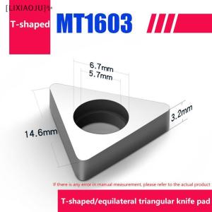 [LIXIAOJU] 10Pcs Tool Pad Nc Turning Tool Bar Blade Gasket Mv1603 Mt1603 Mw0804 CNC Tool Pad