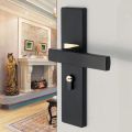 【24hours delivery】 Bedroom bathroom  Black Antique Space Aluminum Door stainless steel Locks Continental Bedroom Minimalist Interior Door Handle Lock. 