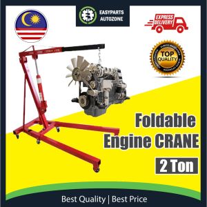 Autozone 2 Ton Heavy Duty Hydraulic Engine Crane Foldable