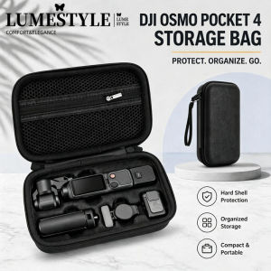 Osmo Pocket 4 Hard Shell Storage Bag Waterproof Shockproof Travel Carry Case Black