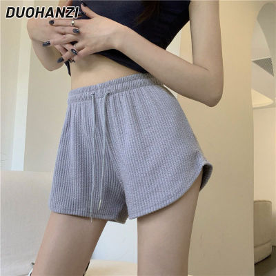 DUOHANZI Women's shorts Fitness Running Shorts Loose casual oversize wide leg high waist a-line sweat pants