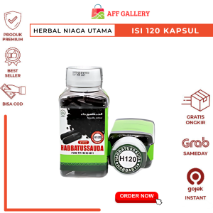 HABBATUSSAUDA Herbal Niaga Utama 120 Kapsul | Habatusauda HNU