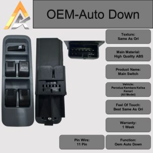 ORIGINAL Perodua Kembara Kelisa Kenari Power Window Switch Main Control Main Switch