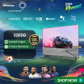 Hisense 32 inch - FS - 32E5G Android 11 - HD - TV LED Bezelless Design - Dolby Audio - Youtube/Netflix/Prime video - Casting - Sports & Game mode - Wifi - USB - HDMI - Clean View. 