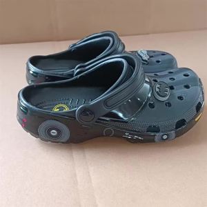 crocs New Batman Classic Clogs Beach Shoes Sandals Cartoon Summer Closed-Toe Non-Slip Comfortable Casual Slippers