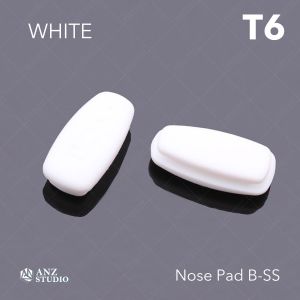 ซิลิโคนแป้นจมูกแว่นตา แบบเสียบ รุ่น B-SS มี 2 สีให้เลือก (1คู่)