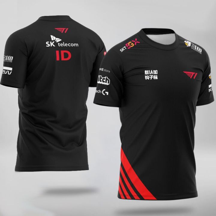 2024 LOL Spring Competition LCK Uniform Jersey Team T1 Faker
