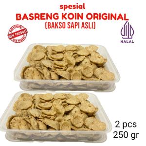 Keripik Basreng Koin sapi original gurih Asli Halal