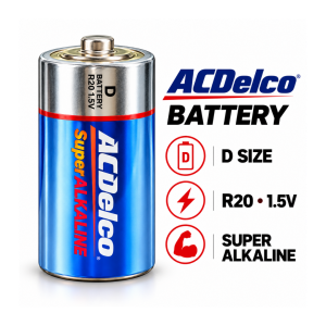 ACDelco Super Alkaline Battery AA D Size 1.5V LR6 R20 Household Battery 1 piece