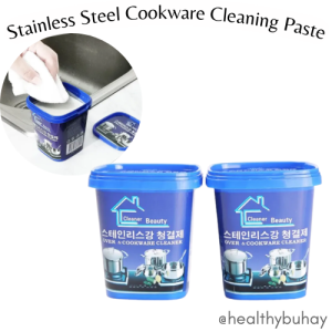 HEALTHY BUHAY 2pcs Stainless Steel Paste Effortless Pot Cleaning Made Possible: Introducing Our Pot Bottom Dirt Remover