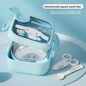 Sanrio My Melody Kids Lunch Box with Leak-Resistant Seal 304 Stainless Steel 480ml for School LFB434