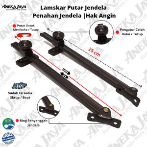 Lamskar Putar / Hak Angin / Ramskar Jendela / Penahan Jendela Awet Bagus Murah