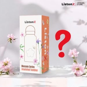 ListonX 1000ML Floral Elegance Tumbler – Premium SUS304 Stainless Steel 10 Chic Flower Designs Hot & Cold Flask