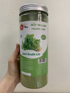 Hộp 500g bột rau má sấy lạnh bột rau má nguyên chất thanh nhiệt mát gan bột rau củ sấy lạnh chất lượng thơm ngon như tươi HN