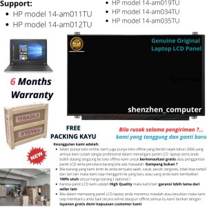 LCD HP Laptop  14-am011tu 14-am012tu 14-am019tu 14-am034tu 14-am035tu Notebook Panel Screen