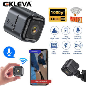 EKLEVA HD WiFi Mini Camera Night Vision Mobile Detection Video Intercom Camera Home Security Micro Surveillance Mini Cam Remote Monitor