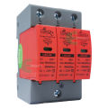 SPD เสิร์จ กันฟ้าผ่า เบรกเกอร์ กันฟ้าผ่า Surge Protector 3P AC 420V LUMIRA LBS-3P-60KA เสิร์จกันฟ้าผ่า สำหรับโซล่าเซลล์. 