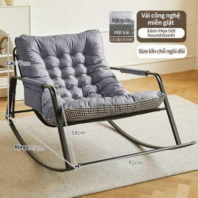 BMZAR ghế bập bênh thư giãn ghế lười có tựa lưng ghế bành ban công phòng khách giảm giá 50%