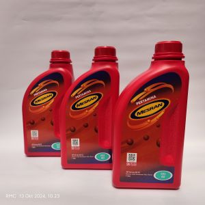 OLI MESIN MOTOR MESRAN 1LITER SAE 40 SE ASLI PERTAMINA 3 BOTOL