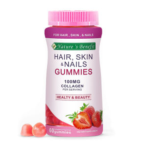 Biotin Vitamin C Gummies 60 Capsules Enhances Skin Beauty and Whitening Effects Boosts Immunity Collagen Formula