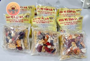 [5 gói x 70g] Gói gia vị thuốc bắc hầm gà (tiềm gà tần gà) thơm ngon bổ dưỡng - gói 70g