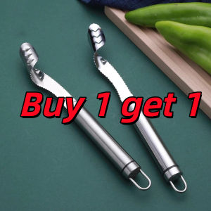 Buy 1 get 1 Pepper Seed Remover Stainless Steel Vegetable Fruit Pepper Core Remover Household Kitchen Tool
