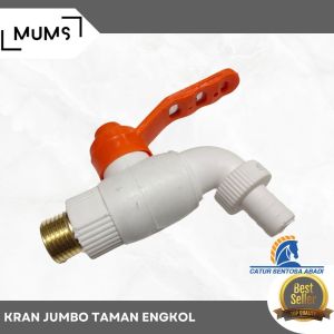 CSA - Kran Air Tembok Jumbo 1/2 Inch Drat Kuningan Keran Dapur Kamar Mandi