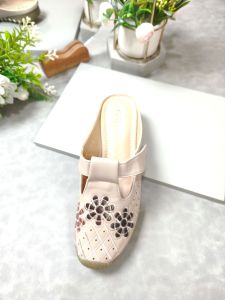 IVORY Sepatu Wanita Mules Bordir Import 321-2779
