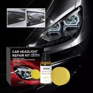 【Ready Stock】RAYHONG Car Headlight Restoration Kit – Anti-Fog Polish & Sealant for Yellowing Oxidation Scratches Restores Lens Clarity for Night Driving Safety (30ml)