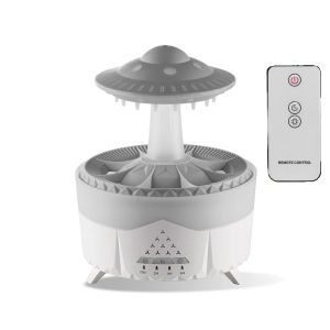 UFO Raindrop Humidifier Water Drop Air Humidifier USB Aromatpy Essential Oils Aroma Air Diffuser Household Mist Maker