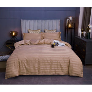 Bộ Chăn Ga Gối Sọc 4 Món T180 DADA - Bộ Drap Vải TC Mềm Mịn Nhiều Màu Đủ Size