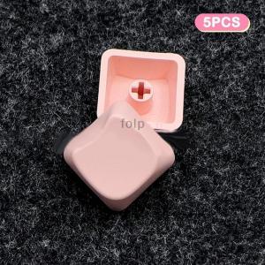 [COD] folp 5 cái không có khắc Keycap PBT keycaps với độc đáo mèo đầu Mao phẳng dày keycap