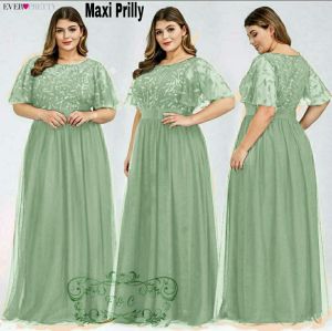 X-mantan Fashion / Maxi model dress brukat / Maxi Prilly / maxi gaun pesta / gaun Model baru / Maxi pakaian perempuan / pakaian wanita / dress wanita terbaru / fashion muslim (G