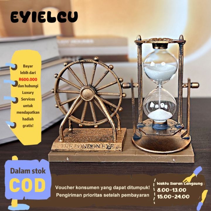 Eyre Jualan Panas Top 5 Hadiah Mahasiswa Kreatif Retro Ferris Wheel Hourglass Ornament Ornamen Dekorasi Rumah Creative Student Gift Retro Ferris Wheel Hourglass Ornament Home Decoration Ornament