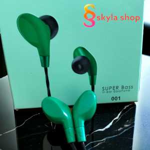 NEW Headset Super Bass in ear Earphone Jack 3.5mm + mic Universal  Bisa Untuk Semua Android