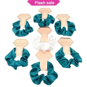 SHENHAO2🎀 1 món quà phù dâu tóc scrunchies đội cô dâu được haircircle cô dâu đám cưới lưu niệm bachelorette Đảng cô dâu tắm Quà tặng đám cưới lưu niệm cho khách