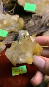 Đá thạch anh vàng Citrine tự nhiên phong thủy năng lượng vũ trụ mạnh thanh tẩy thiền định mã 428