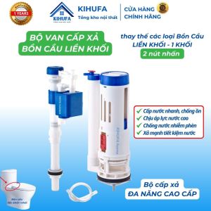 Bộ Van Cấp Xả Nước Bồn cầu Liền Khối Đa Năng chịu áp lực nước cao chống nước phèn chống ồn tiết kiệm nước BX1K-VS1817