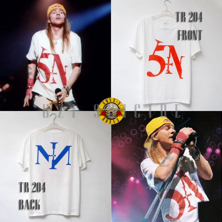 CNTGARAGECLOTHING | GUNS N ROSES TOUR TSHIRT AXL ROSE NINE INCH