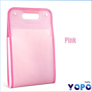 YoPo 13-Layer Handle Folder Long File Organizer Portable Folder Bag With Handle Office Supplies